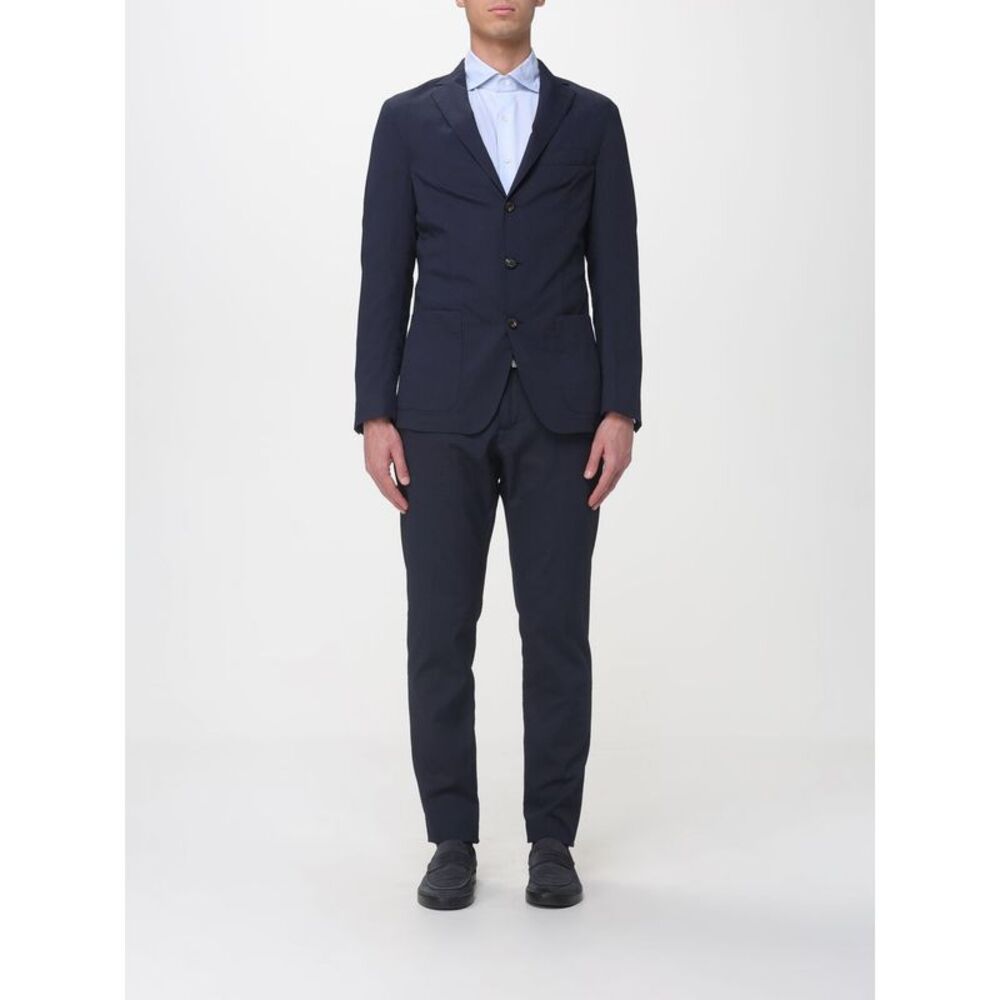 Eleventy Suit Men Blue